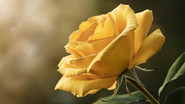 a yellow rose with the word bud on it