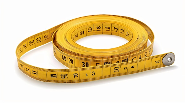 Photo a yellow rubber band with the number 1 on it