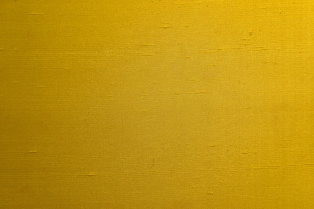 Yellow silk fabric