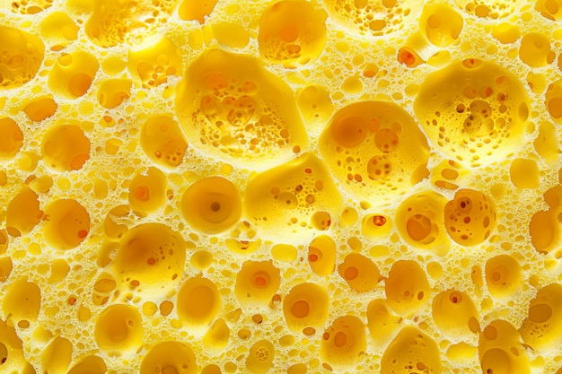 Yellow sponge texture material background