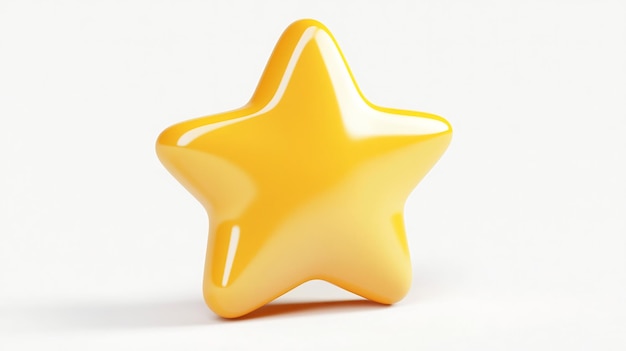 A yellow star shaped icon