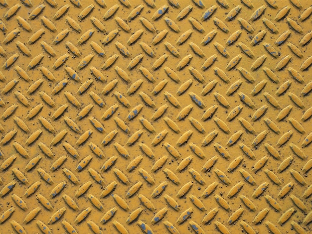 Yellow steel texture background