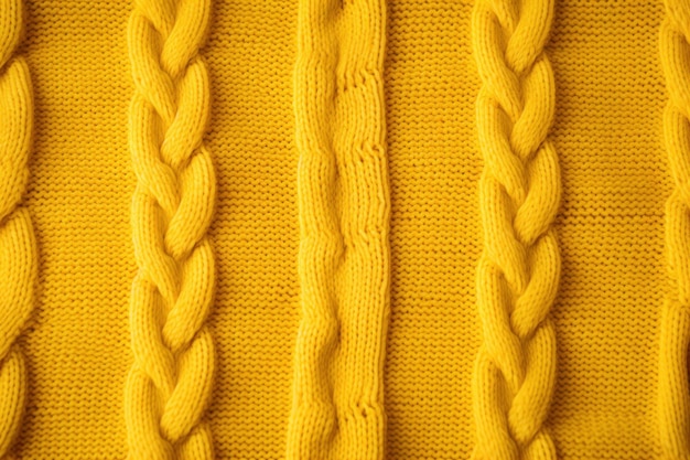 Yellow sweater background Art material Generate Ai