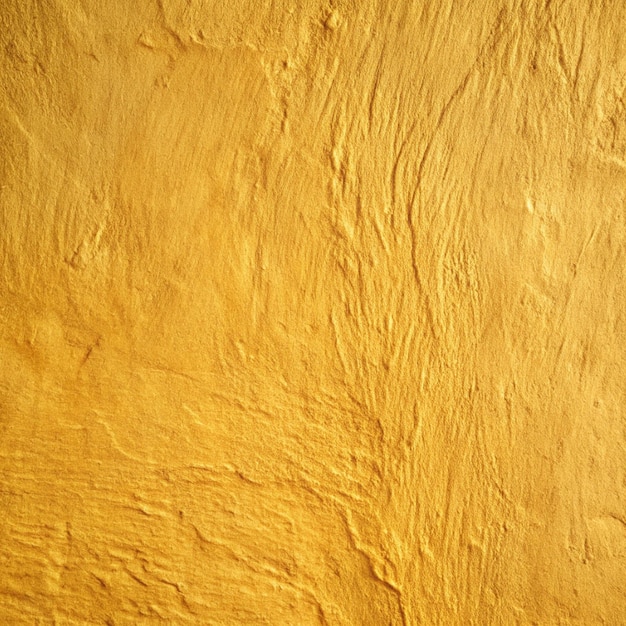 Photo a yellow textured wall with a yellow background with a pattern of lines