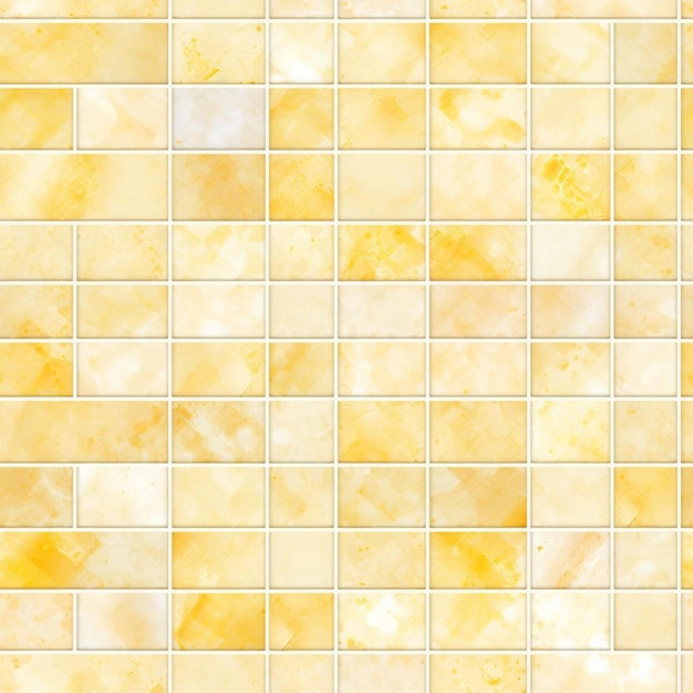 A yellow tile with a pattern of yellow and orange colors.