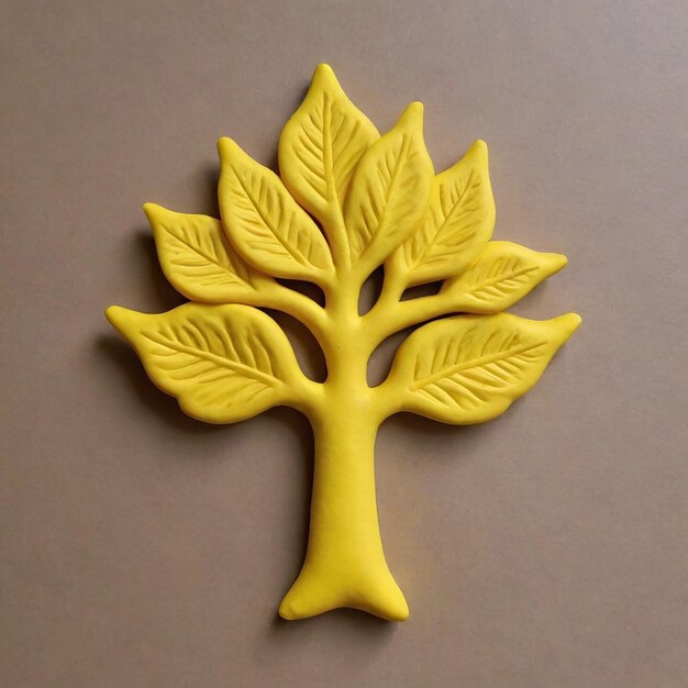 Photo yellow tree with leaves that is made by a company