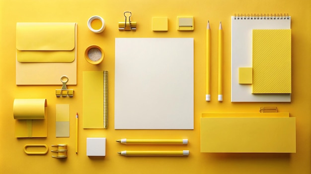 a yellow wall has a yellow wall with many different items on it