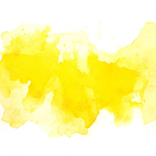 yellow watercolor