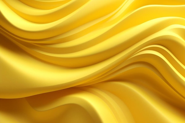 Yellow Waves for Fluid and Calm Feel gradient yellow colourful background decoration