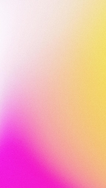 Yellow white magenta pink grainy gradient background vertical smooth retro noise texture mobile wallpaper abstract design