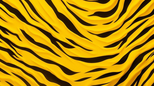 yellow zebra print background