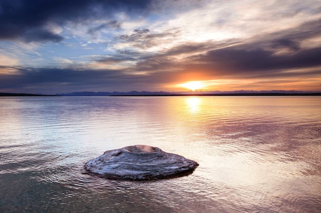 Yellowstone Lake in Yellowstone National Park