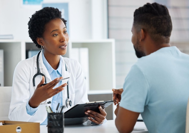 Yes i think I have the perfect treatment for you Shot of a doctor having a consultation with a patient