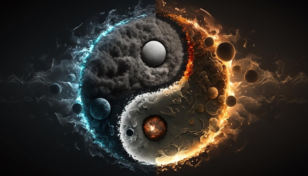 Photo yin yang wallpaper