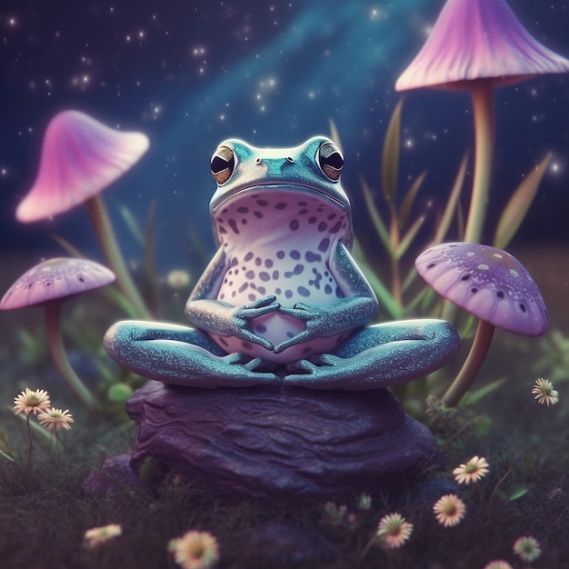 Yoga frog