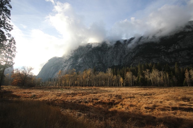 Yosemite national park in the fall