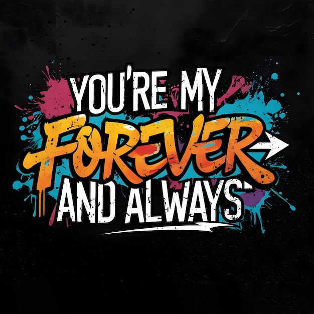 you are my forever and always tshirt design