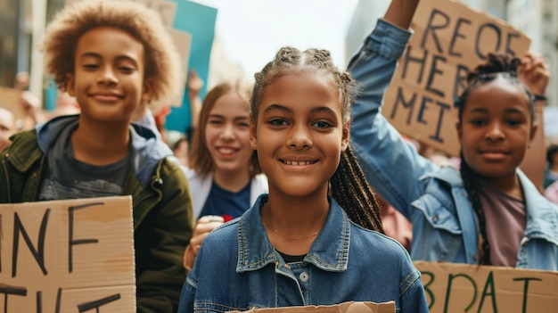 Young Activists Protesting for Change