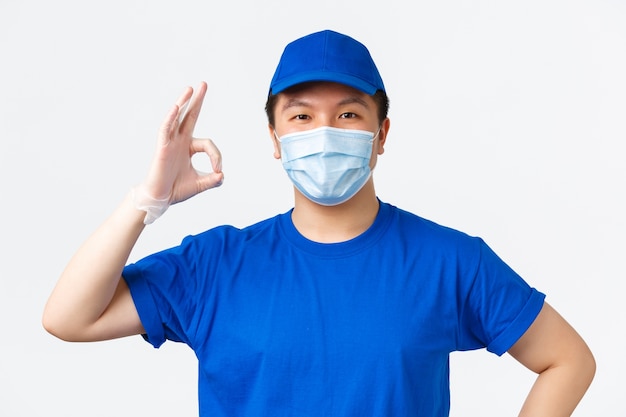 Young Asian man posing in the studio