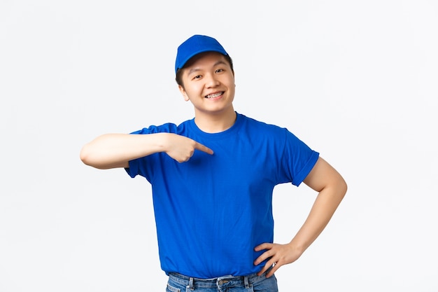 Young Asian man posing in the studio