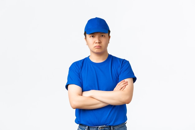 Young Asian man posing in the studio