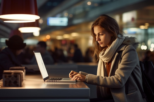 young asian woman sitting at home with laptop computer girl browsing websites or studying