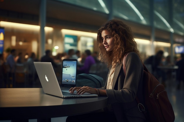 young asian woman sitting at home with laptop computer girl browsing websites or studying