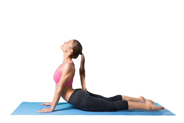 Young beautiful woman doing Yoga