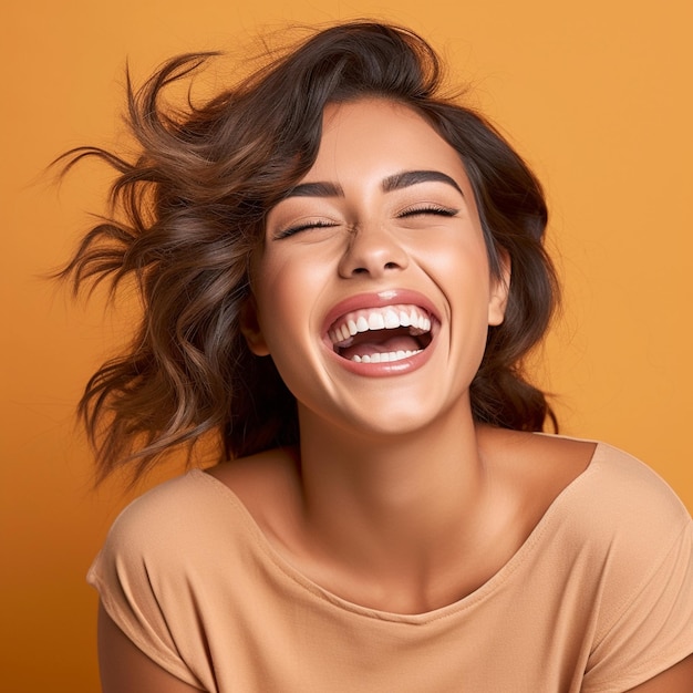 Young beautiful woman wearing casual clothes amazed and smiling