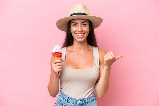 Young brunette caucasian woman