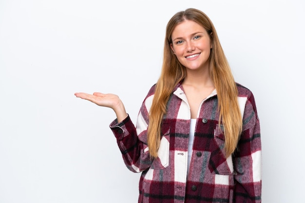 Young caucasian blonde woman