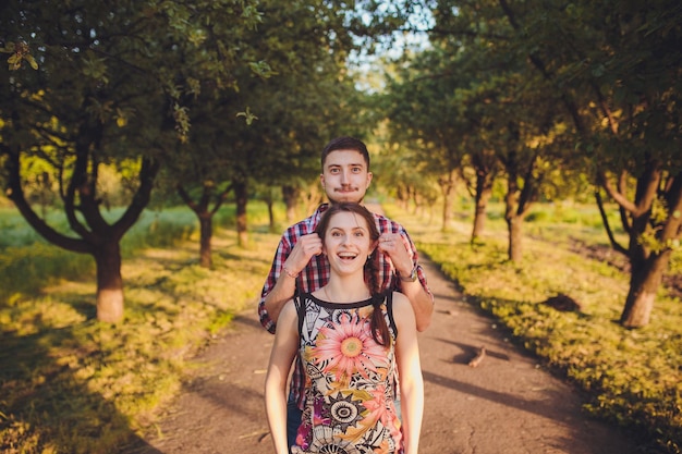 Young couple in love