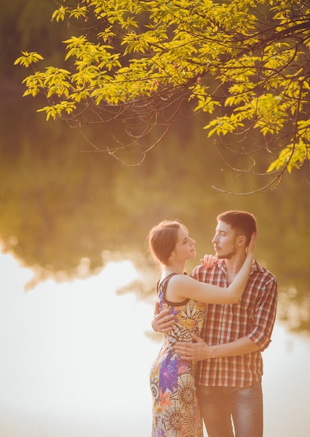 Young couple in love