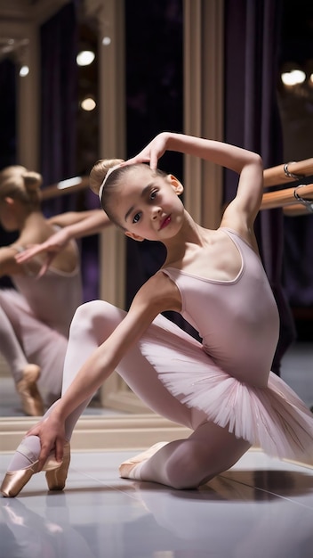 Young dancer posing