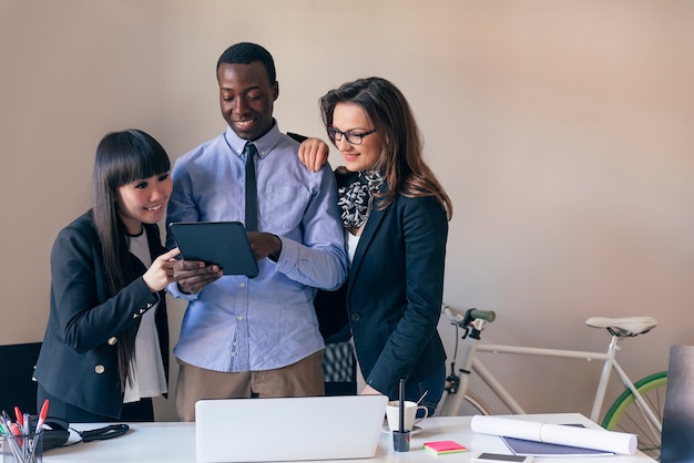 Young Entrepreneurs Working at the Office.