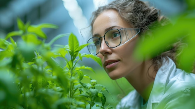 A Young female scientists