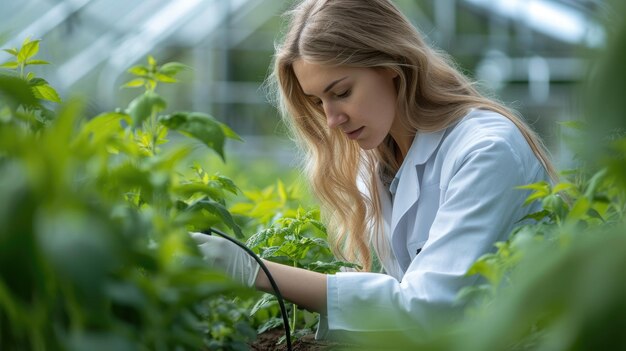 A Young female scientists