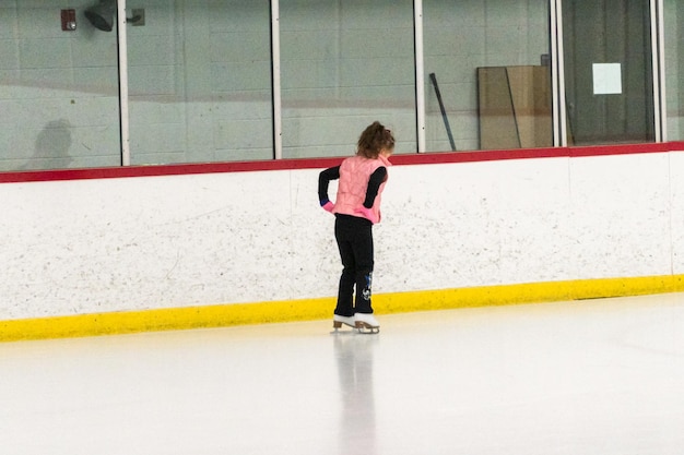 Young figure skater