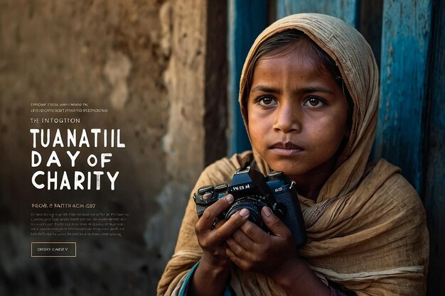 Photo a young girl holds a gun in her hands