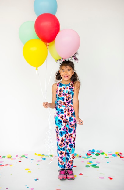 Young girl standing and posing for photoshoot