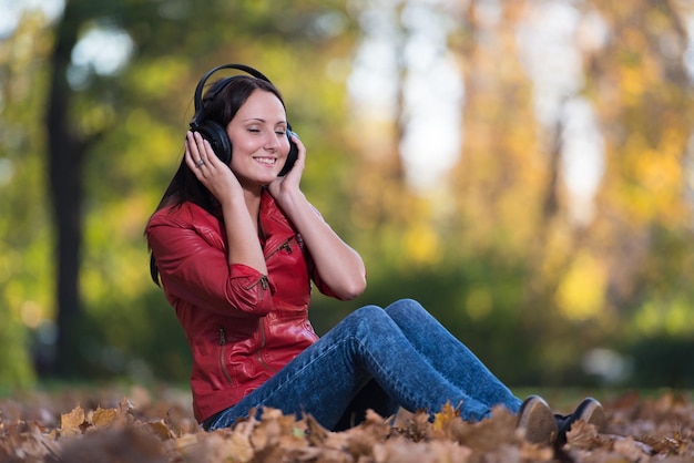 Young Girl With Headphones