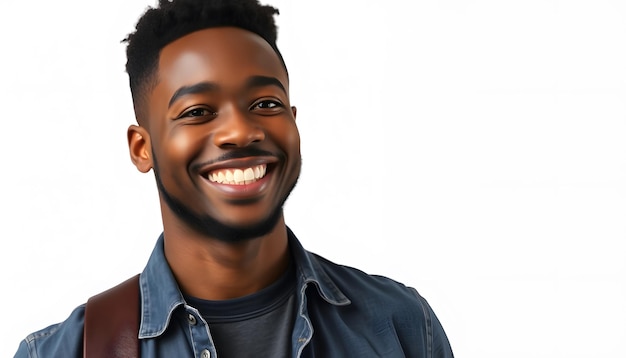 Young handsome african american man wearing casual clothes looking positive and happy standing and