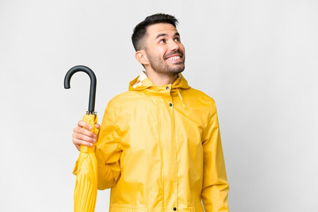 Young handsome man over isolated background