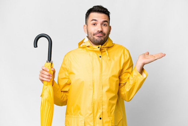 Young handsome man over isolated background