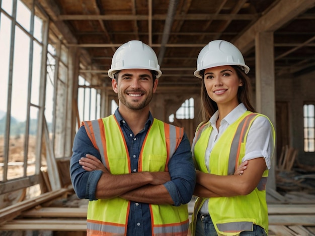 Young Interior Designer at Work Site