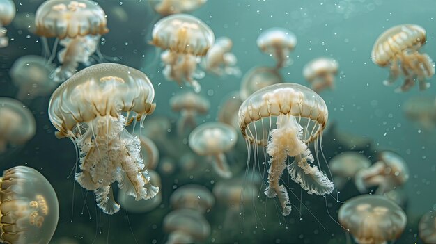 Young jellyfish group Generative AI