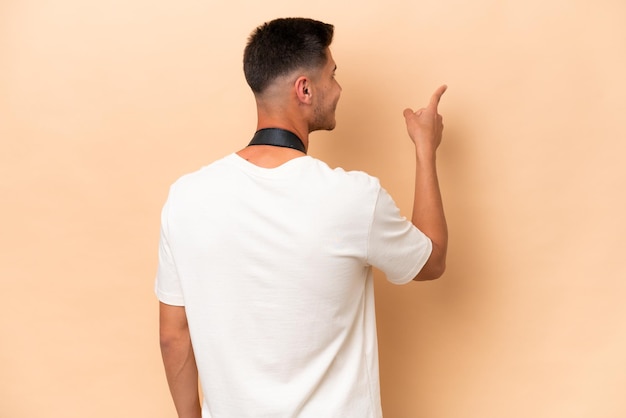 Young Man over isolated background