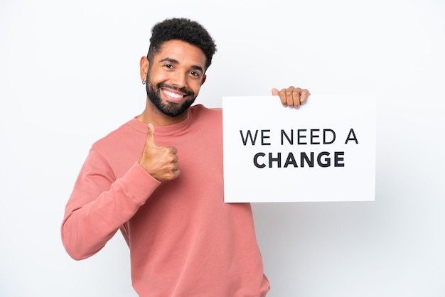 Young Man over isolated background