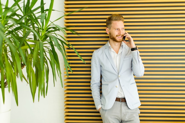 Young man in the office