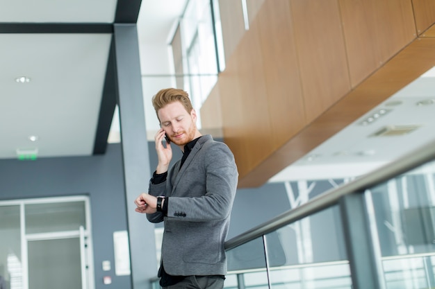 Young man with mobile phone